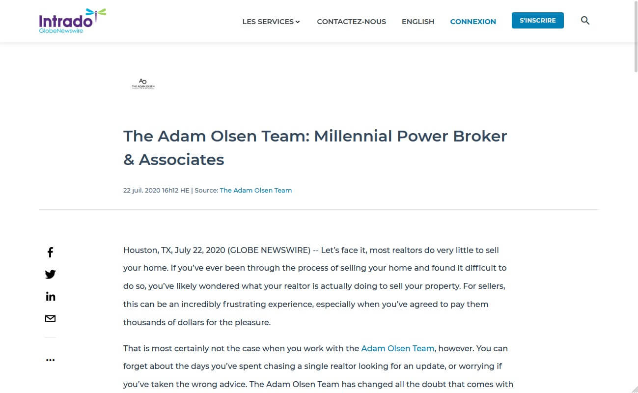 Intrado Globe Newswire